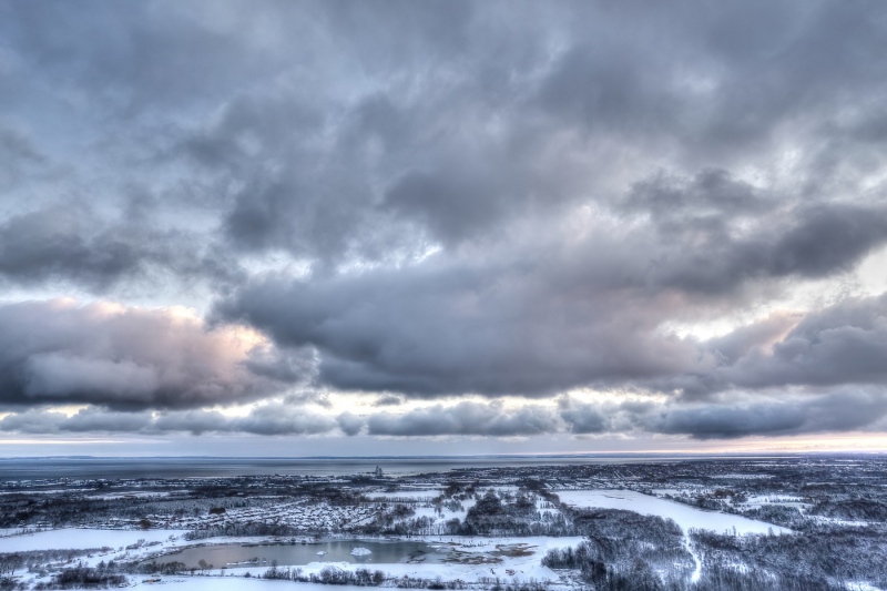 Stormy clouds coming