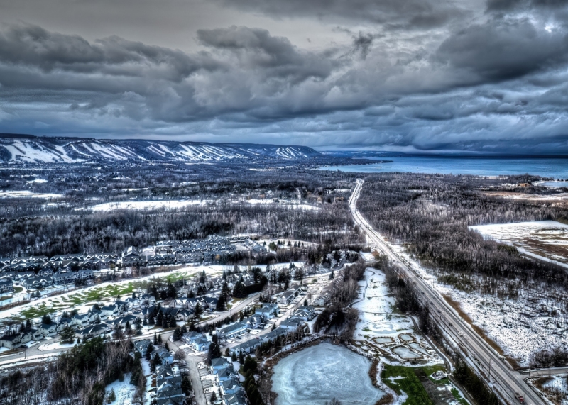 Escarpment hills - Impending Storm