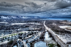 Escarpment hills - Impending Storm